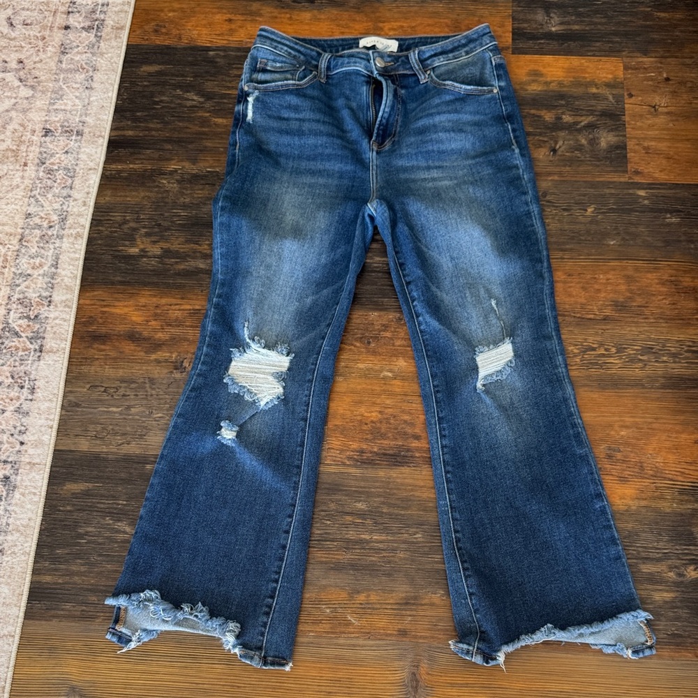 Risen - Distressed Blue Women's Jeans